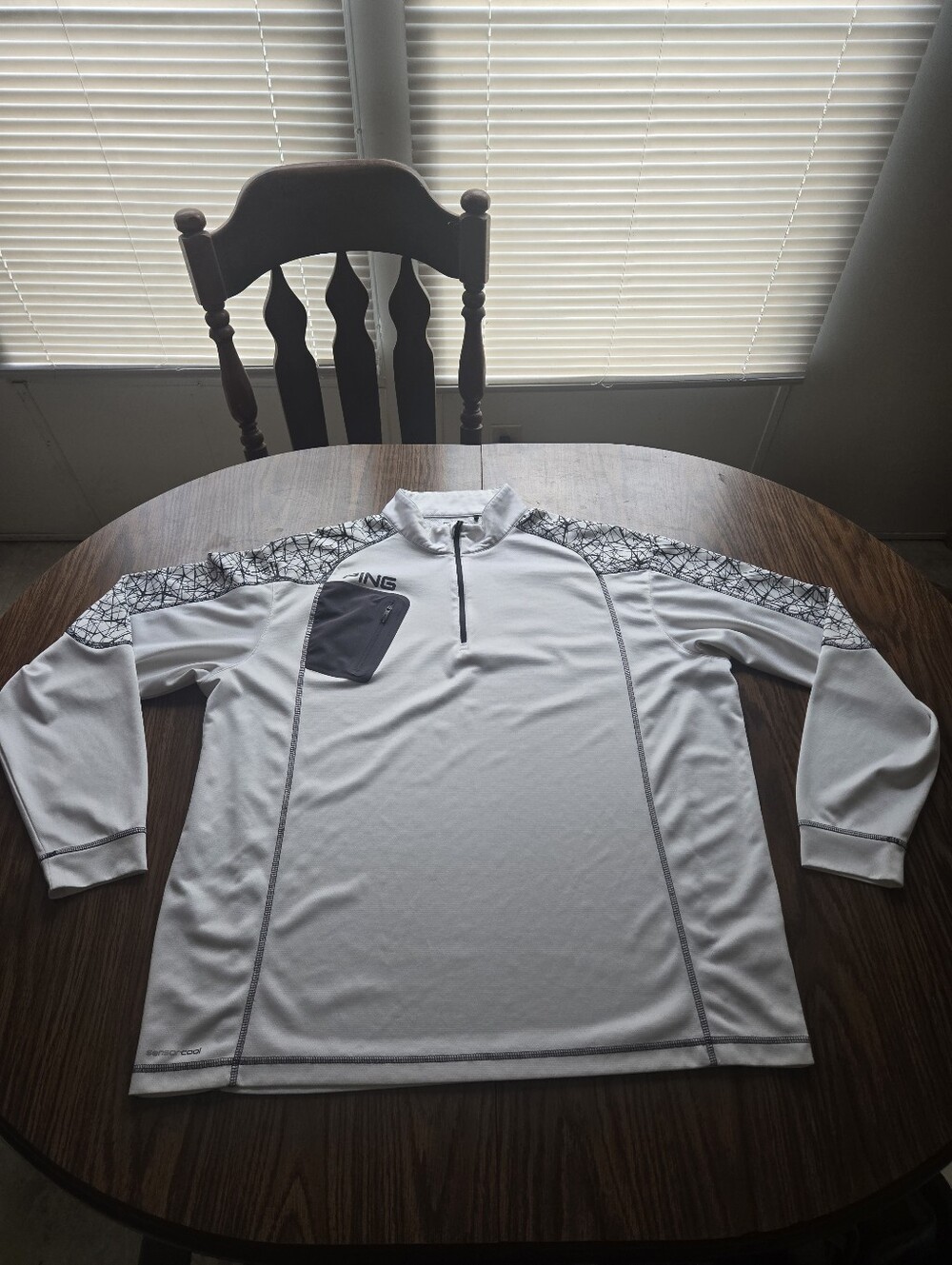 PING Sensor Cool Men's 1/4 Zip Long Sleeve Golf Pullover Top